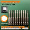 S2 Strong Magnetic Hex Socket Bit - High Strength, Shock Resistant for Hand Drills and Electric Screwdrivers