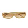 Used Like New Furla Sunglasses F Logo 4501 Light Brown Gradient Lens Women's Eyewear Made In ITALY FURLA Women's