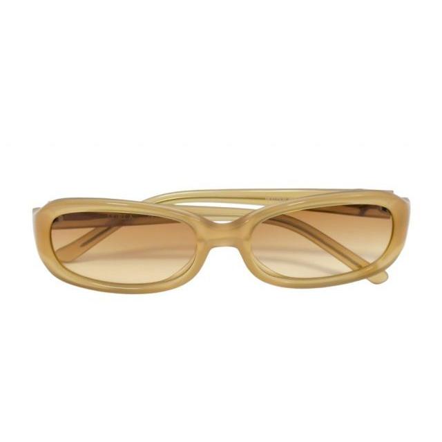 Used Like New Furla Sunglasses F Logo 4501 Light Brown Gradient Lens Women's Eyewear Made In ITALY FURLA Women's