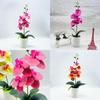 Synthetic Butterfly Orchid Bonsai With Pvc Material For Living Room And Office Decoration