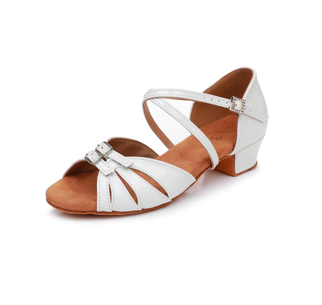 Mode Mädchen Tanzschuhe für Frauen Modern Tango Tanzen BLadies Ballsaal Latein Schuhe Performance Schuhe Salsa Sandalen 3.5CM Absatz