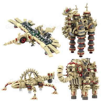 MOC Zeldaed Serie Göttliches Tier Vah Naboris Baustein Set Spielfigur Vah Medoh Ruta Rudania Monster Bausteine Spielzeug Geschenke