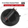black 8-inch vacuum suction cups, 2-pak