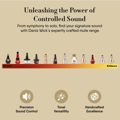 Denis Wick DW5575 Synthetic Trumpet Cup Mute