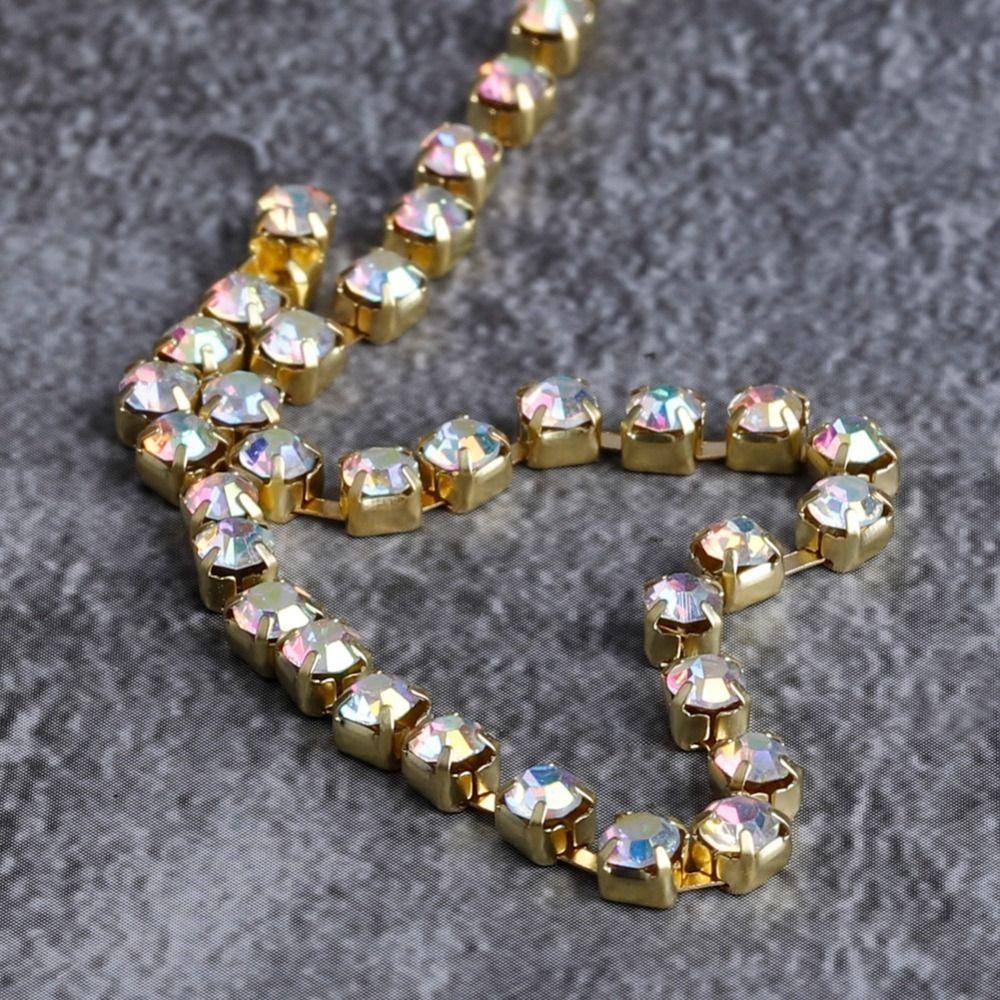 1PCS Close Trim Rhinestone Cup Chain 10 Yards Length Diamond Claw Chain  DIY Crafts