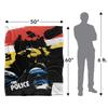 The Police Silky Stripes Supersoft Blanket