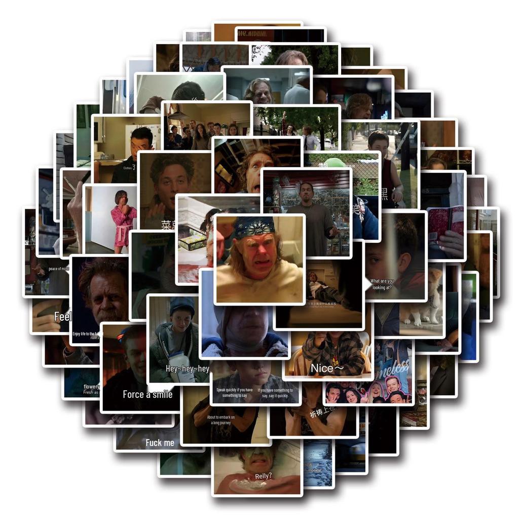 60 Shameless TV Show Stickers for Journals, Phones, and Laptops