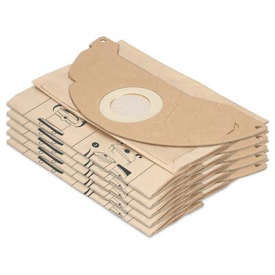 Pacote com 10 sacos para aspirador de pó compatíveis com Karcher WD2, MV2, substitui Karcher 6.904-322.0