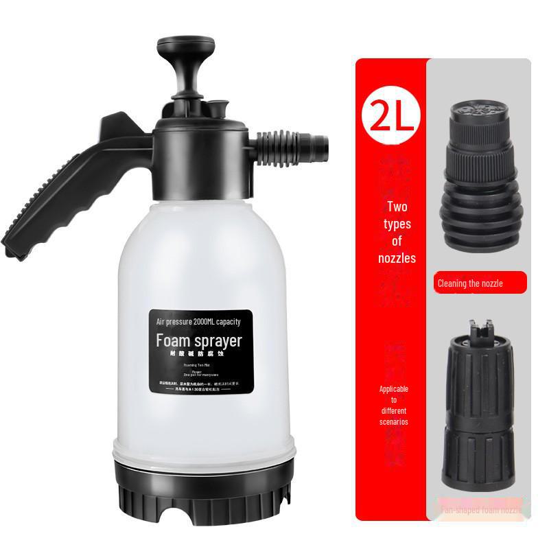 

2 л пенный распылитель для ручной мойки автомобиля - загущенный, устойчивый к кислотам и щелочам 2L jug (cleaning nozzle + foam nozzle)