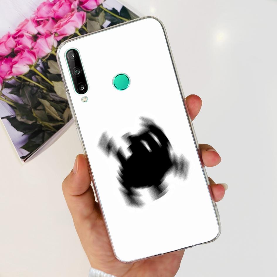 For Huawei Y7p 2020 Case Honor 9C Silicone Cover Fashion Butterfly Clear TPU Fundas For Huawei P40 Lite E ART-L28 ART-L29 Bumper