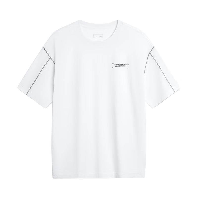 

Li-Ning Men s Jian Long Zai Ye Quick-Dry Short Sleeve Outdoor T-Shirt M