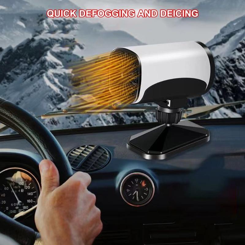 12V/24V Heating Dryer Car Electric Heater Self Adhesive Universal Car Accessory Demister Defroster Windshield Defogger
