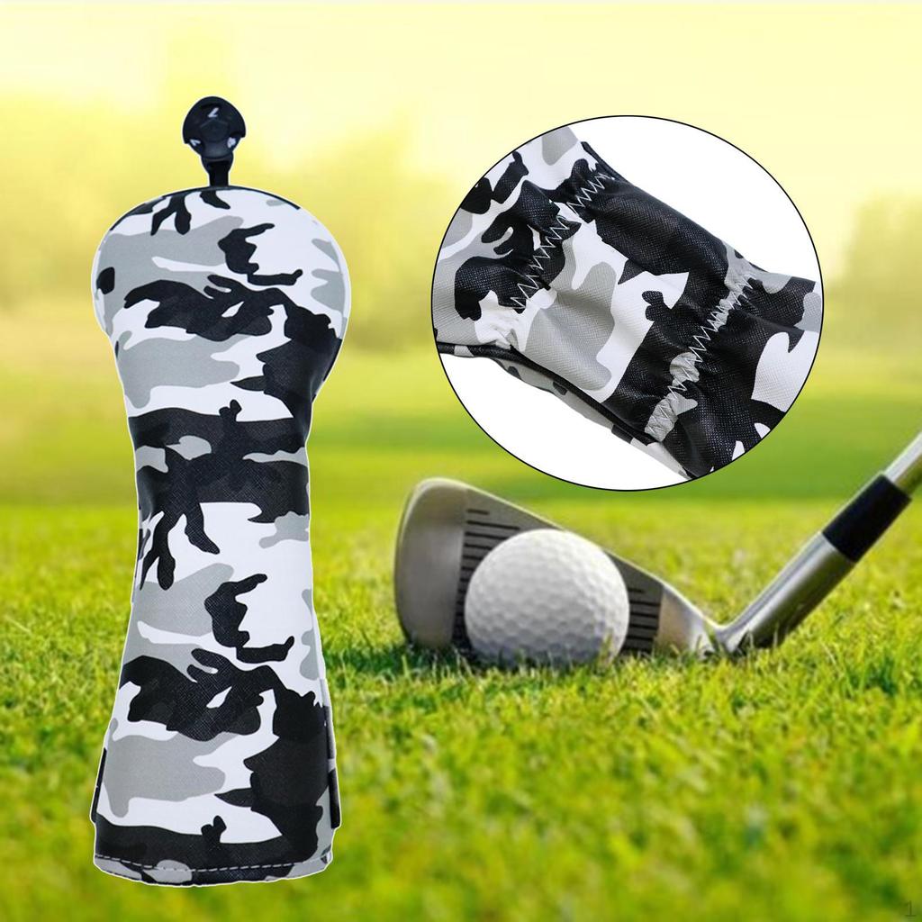 Head Cover Golf Club Leather covers for Fits Driver Wood Hybrid