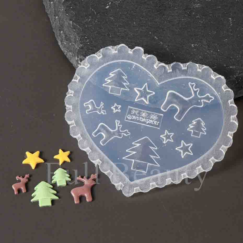 Silicone Nail Art Stamper Scraper Set Metallic Handle Nail Art Stamp Manicure Image Plate Tool