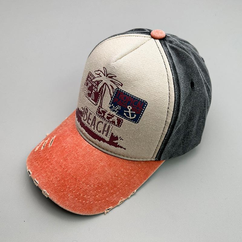 Simple simbolo stella a cinque punte Ricamo all'aperto berretto da baseball Traspirabilità estiva Berretto in rete hip hop cappello da camionista