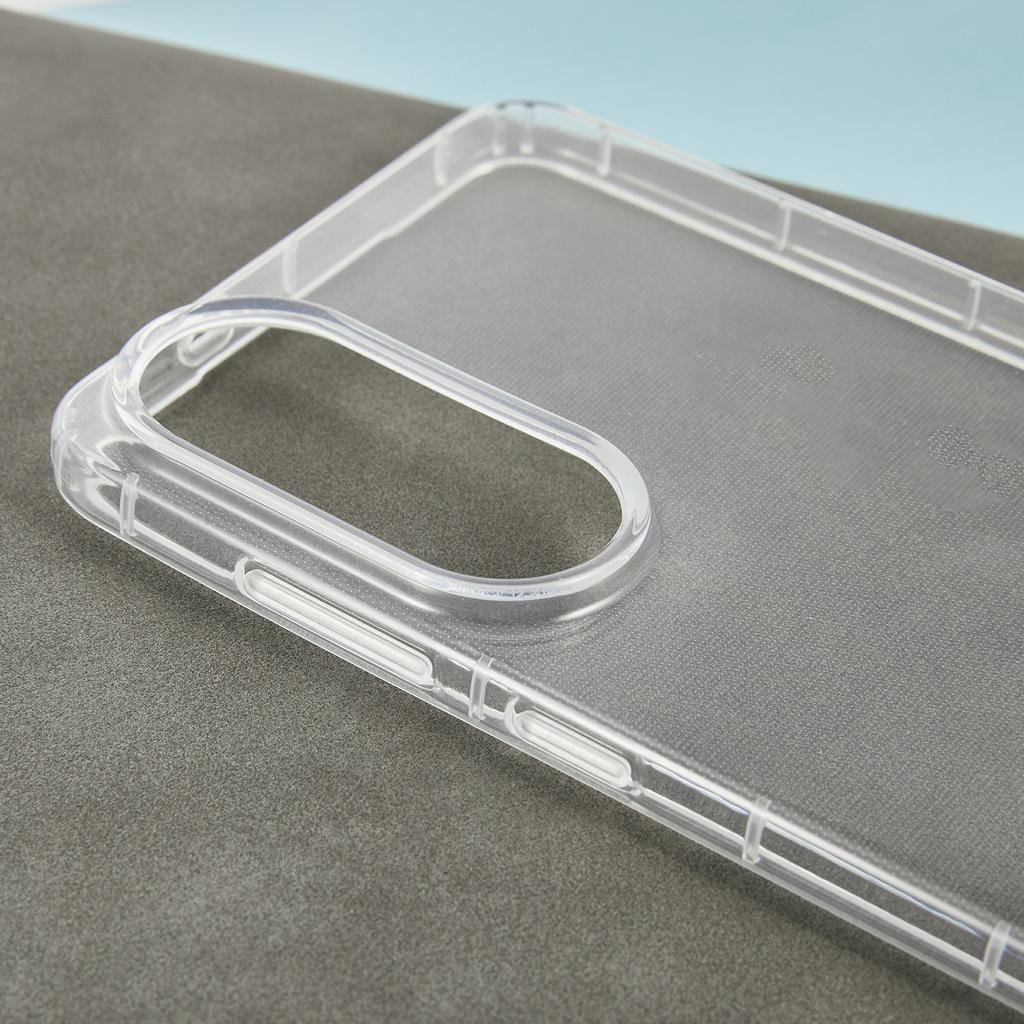 Husă Edge Transparentă TPU pentru Telefon Samsung Galaxy S25, Protecție Airbag
