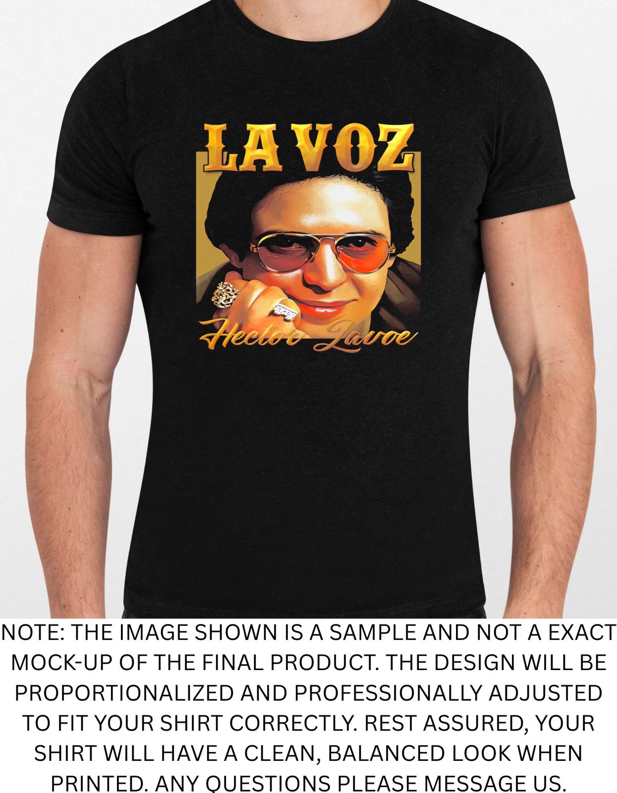 Men s and Women s T-shirts Hector Lavoe La Voz Portrait Graphic XS