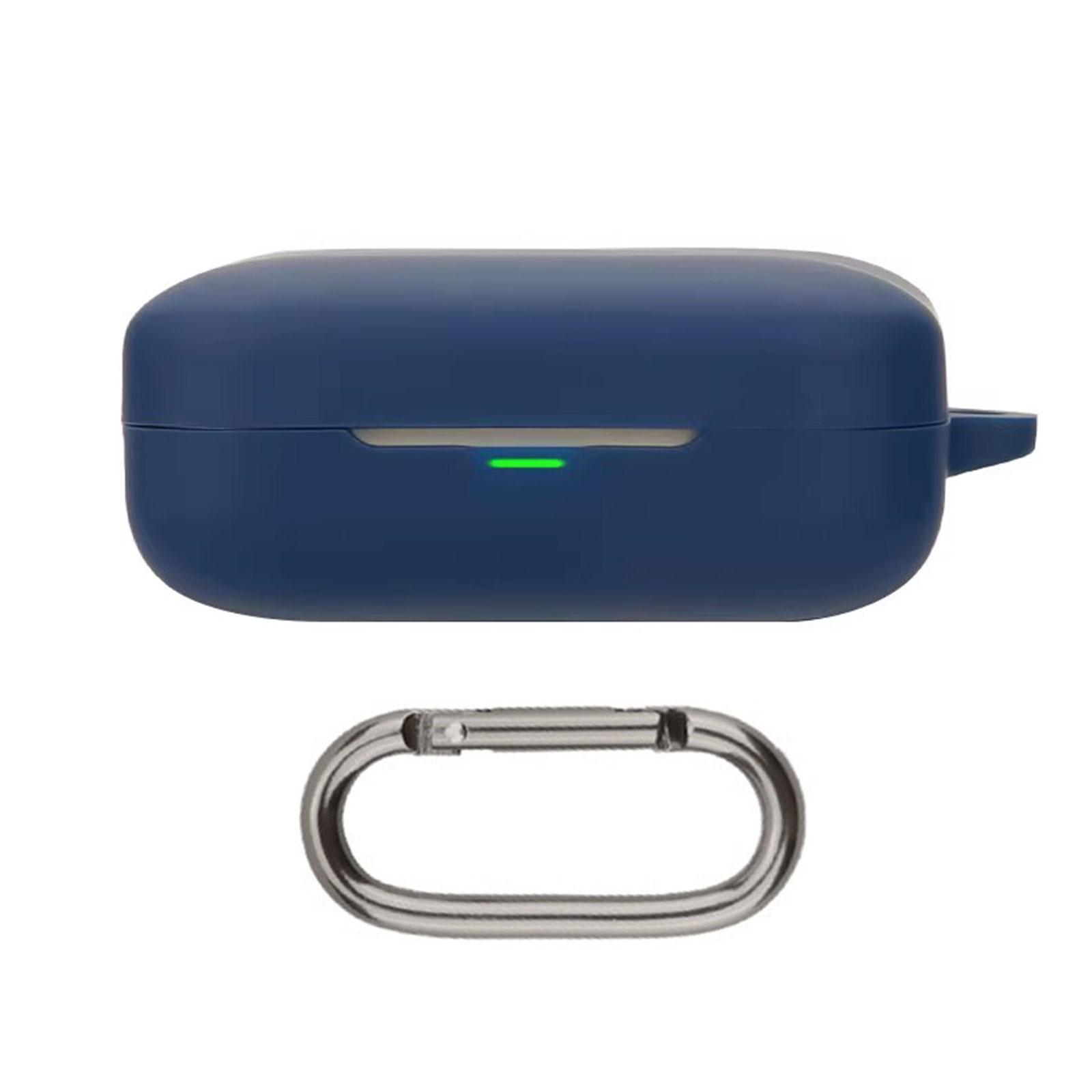 

Противоударный корпус для наушников, защитный моющийся чехол, нескользящий для Realme Buds Air 7 Pro, обеспечивает защиту от случайных падений темно-синий