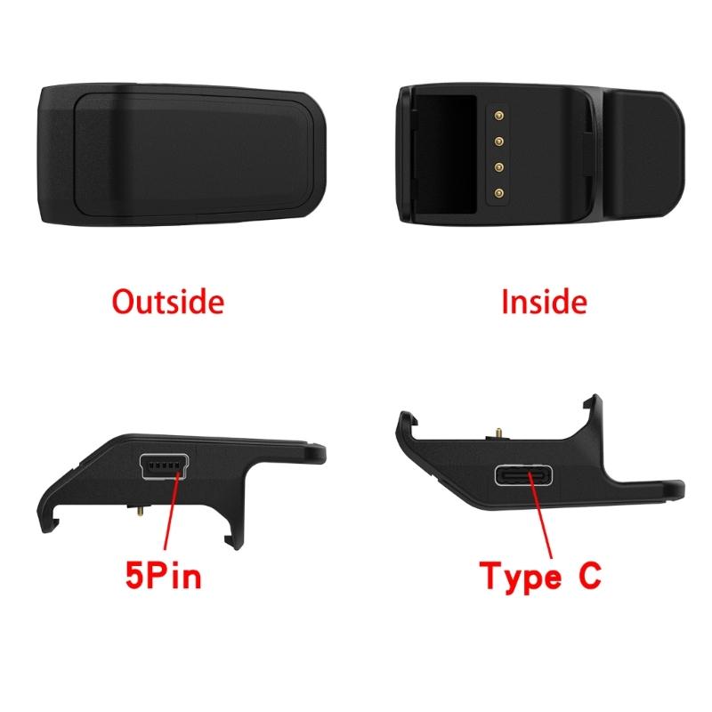 Portable Pet Dog Collar Charging Dock Replacement for PT10 TB10 PT10 Charging Cable Adapter Type C Input Connector