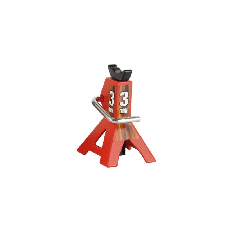 1/10 Scale RC Car Jack Stands – 6T & 3T Mini Metal Jack Stands for RC Crawler Truck Accessories