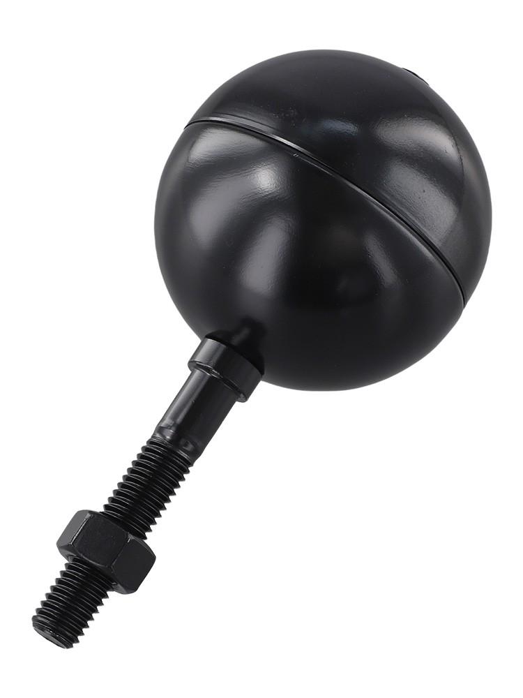 

Алюминиевый флагшток Украшение для флагштока Шар Украшение для флагштока на открытом воздухе Верхушка для флагштока чёрный