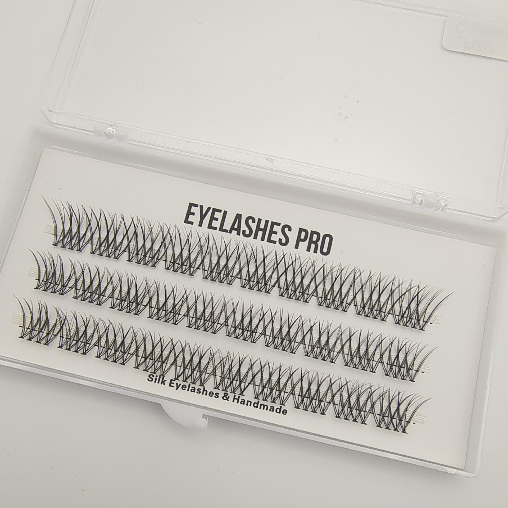 

Makeup Artist Hot Melt Cluster False Eyelashes - MU004 8mm
