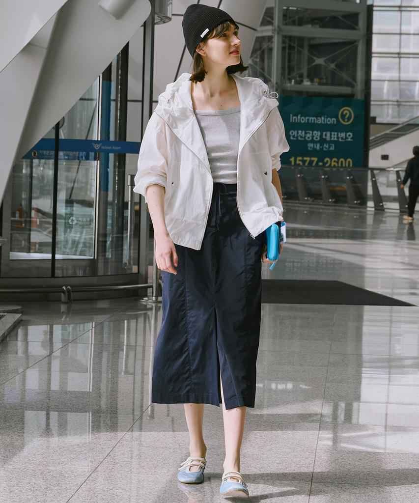 Marop 3105 Nylon Skirt (Navy)