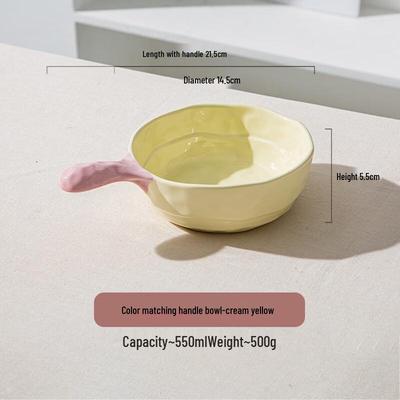 Wutuo Ceramic Double Handle Baking & Soup Bowl Set