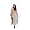2025 Autumn Women's Fashion: Cozy Round Neck Loose Knit Wool Dress