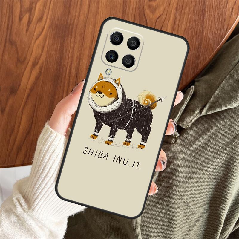 Funny Shiba Inu Case For Samsung Galaxy M06 M16 M36 M56 M33 M15 M55 M31 M13 M12 M14 M53 M32 M52 M35 M34 M54