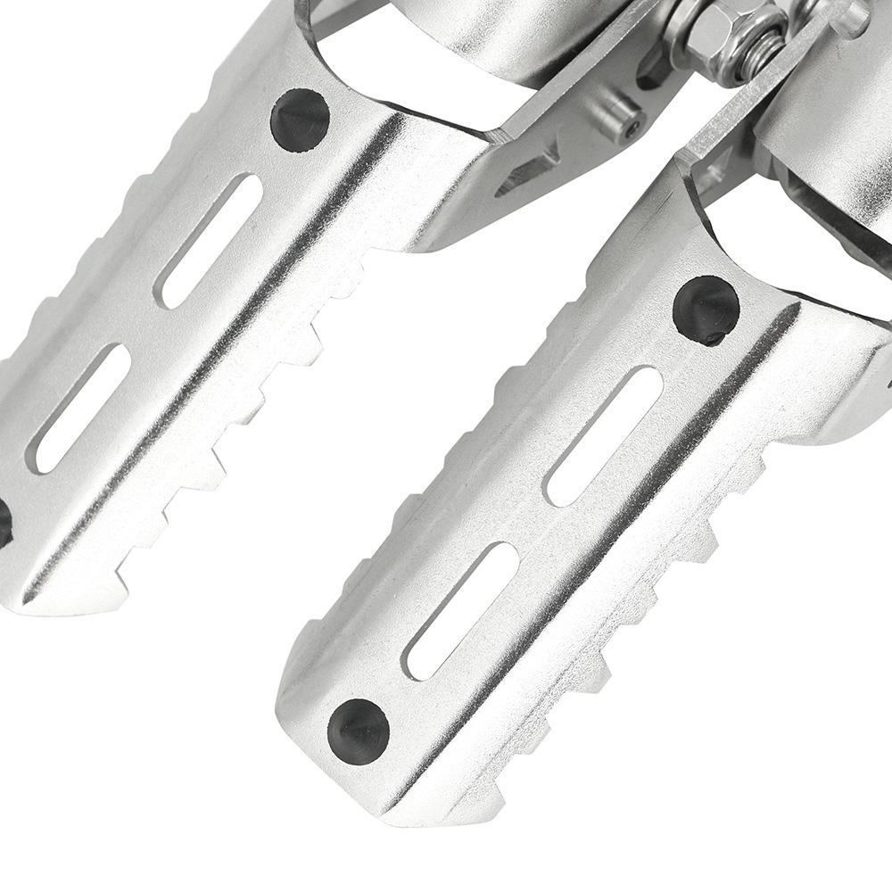 Motorcycle Highway Front Foot Pegs Folding Footrests Clamps For BMW R1250GS R 1250 GS LC R1200GS ADV Adventure 2013-2024 GS1200