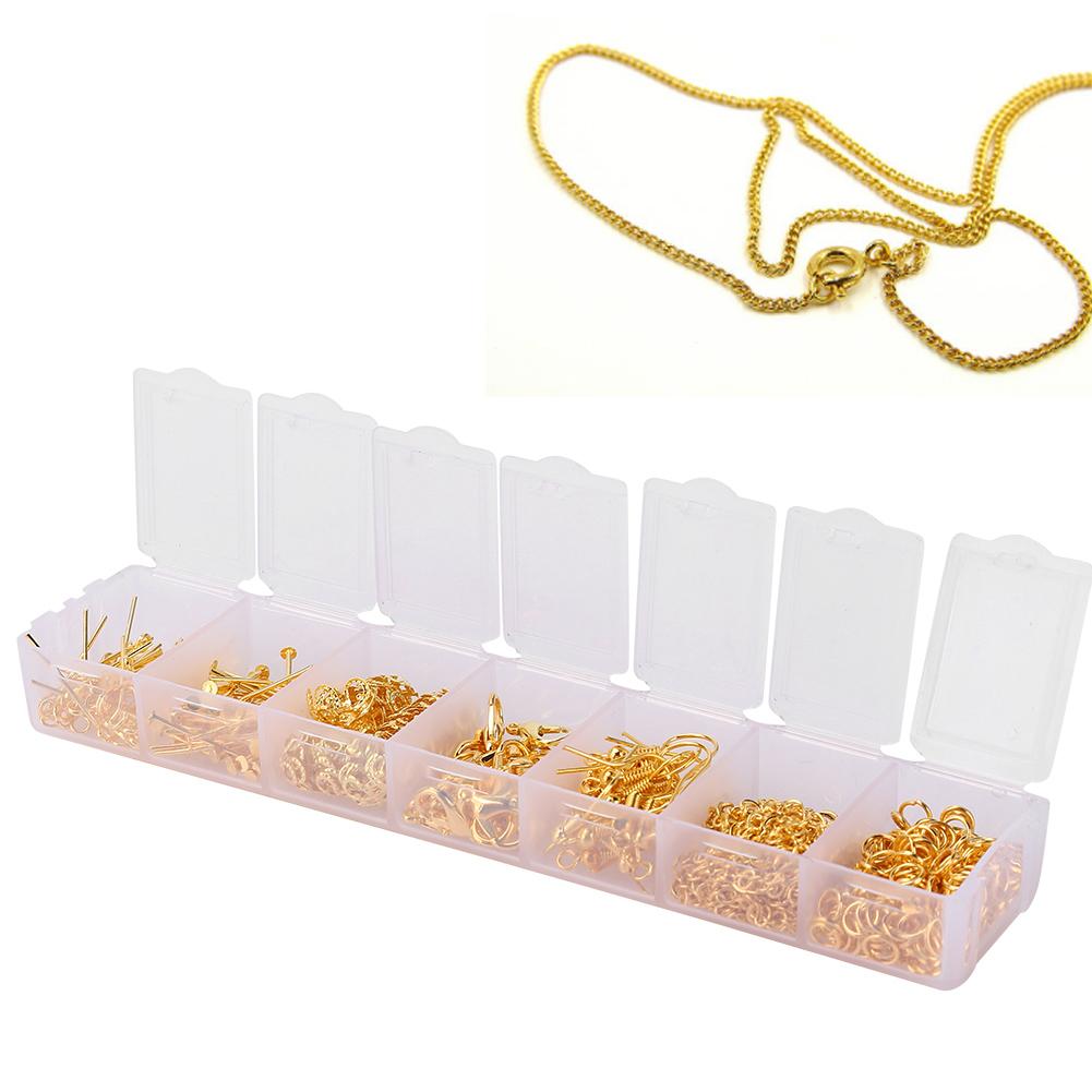Earring Hooks Necklace Chain Lobster Clasp Necklace Jewelry DIY Accessory Tool Set