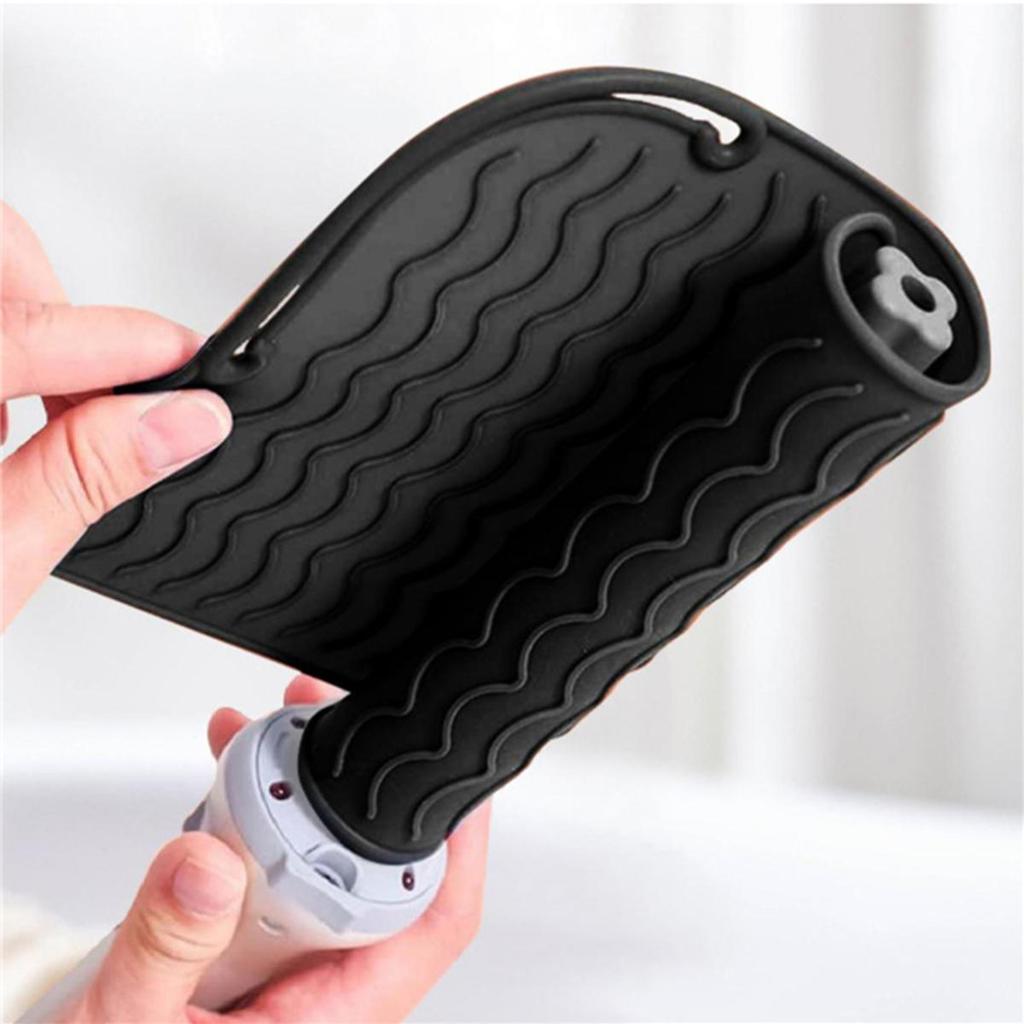 Silicone Heat Resistant Mat For Hair Styling Tools  Pad For Curling lrons And Straighteners  Portable Styling Heat Mat