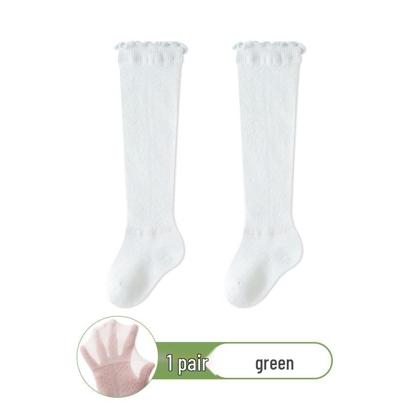 Frühlingsstil Z Baby Mädchen lange Netzsocken - Atmungsaktiv, Mückenabweisend, Bequeme Passform
