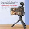 Multi functional Camera Mount Bracket with Phone Holder 3 Cold Shoe Mount Tripod Phone Mount Replacement for DJI Osmo