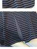 Women's Striped Knit A-Line Midi Skirt with Slit - Spring/Autumn 2025 Korean Style
