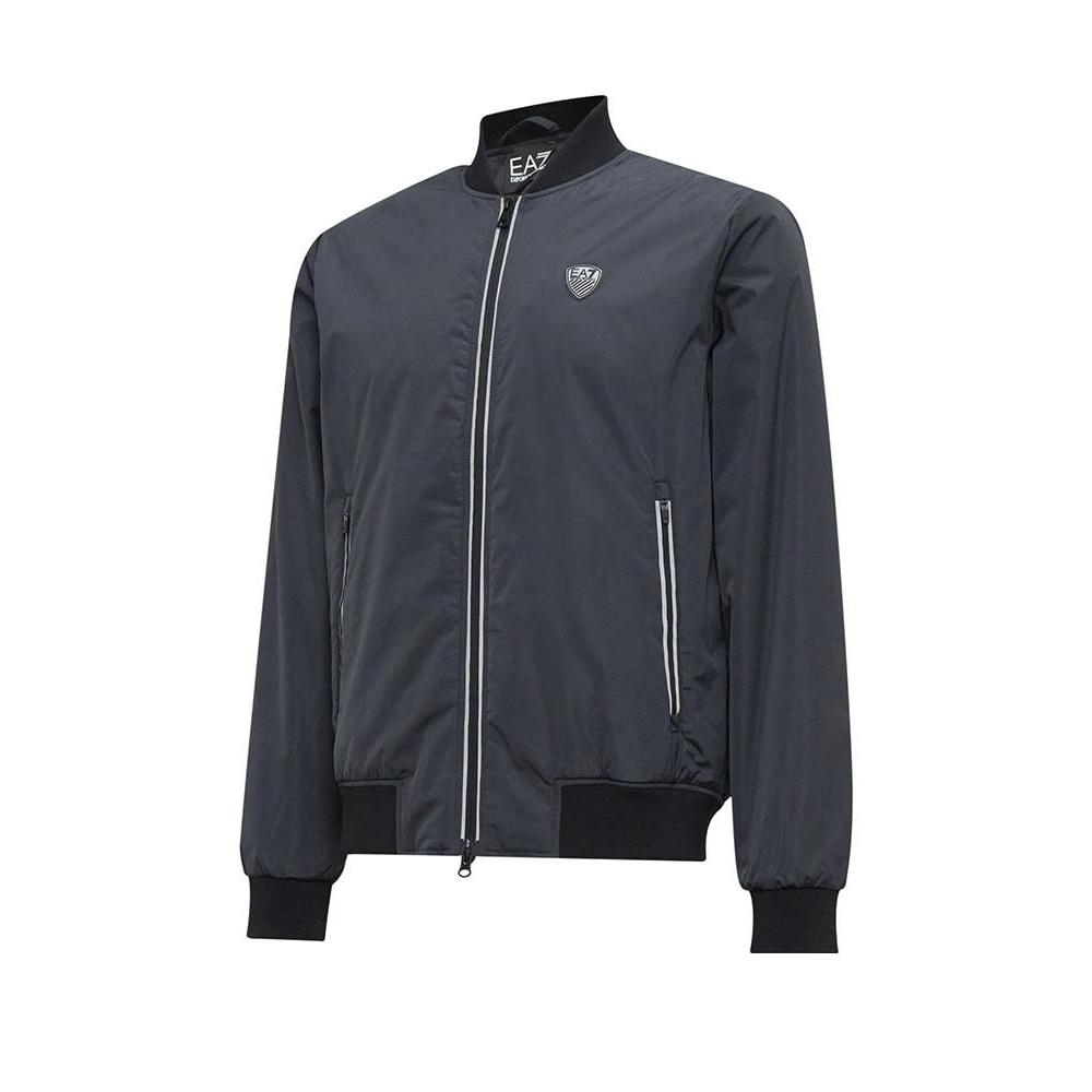 EMPORIO ARMANI Logo-Patch Zipped Bomber Jacket 8NPB12-PN7LZ-1578