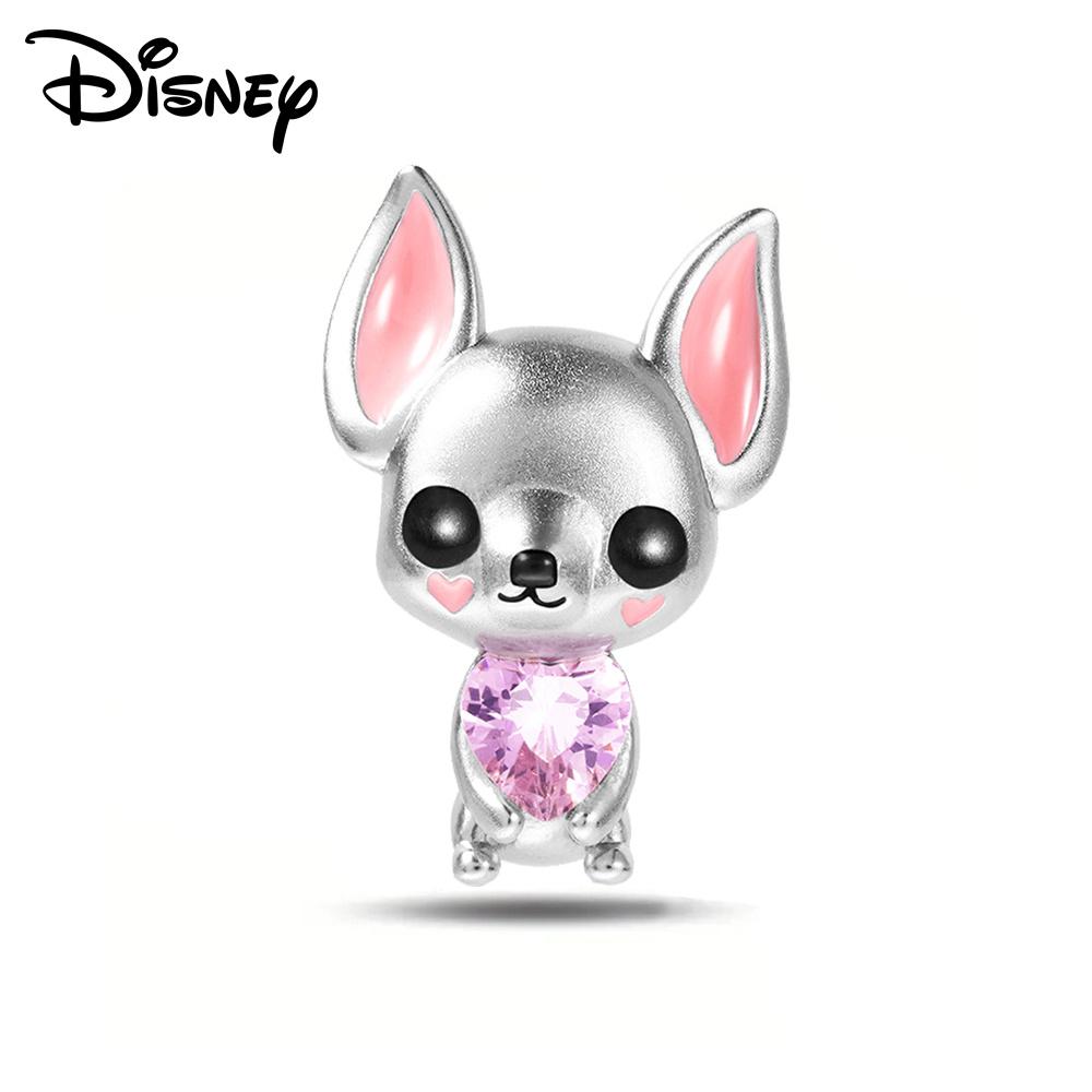 Disney 925 Silver Princess Castle And Minnie Tigger Pendant Beads Suitable For Diy Bracelets Are Girls' Fashion Jewelry
