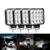 1/2/4PCS Mini LED Work Light Bar 3.3Inch, 12V 24V Spot Flood Driving Fog Lights for Car, Truck, SUV, ATV, Off-Road Accessories
