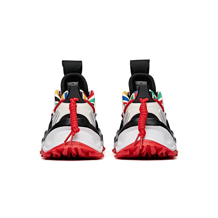 New Coca Cola x Anta Hot Cushioning, Wear Resistant Low top Chunky Sneakers Men's Black White Red 912038890-5