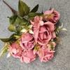 Silk Polish Artificial Rose Buds For Diy Wedding Decoration Props Photography