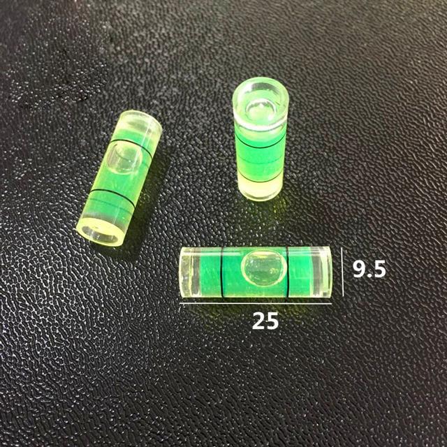 3 Stück Mini Wasserwaage Zylindrisch Rund Libelle Wasserwaage Horizontal Präzisionsmess-Set