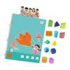 Educational Geometry Workbook Hands on Geometric Shape Activity Book With Folding Geometric Model For Kid Preschooler