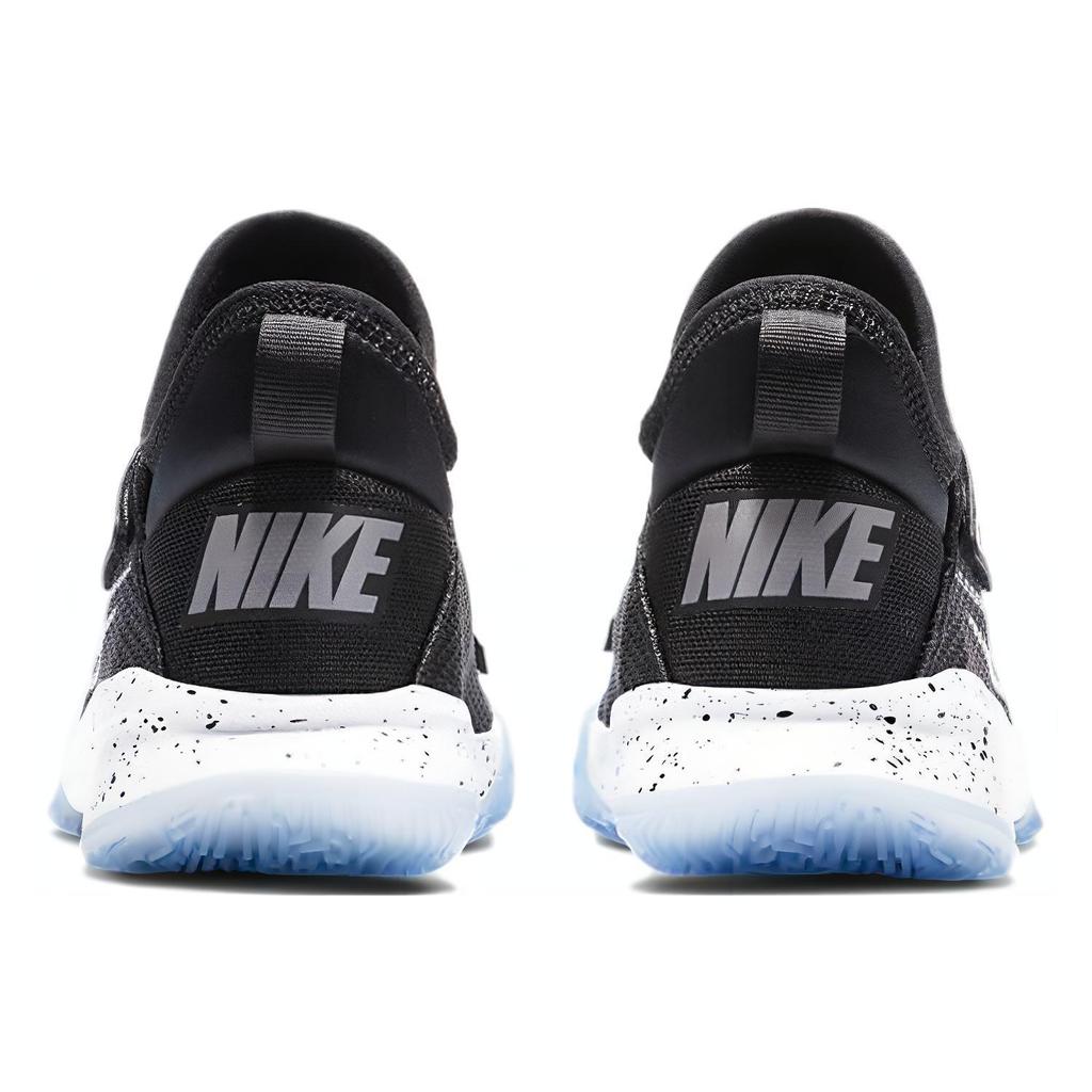 New Nike GS Slip Resistant Cushioning Abrasion Resistant Low Top Children's Basketball Shoes Black White Kids' CK0787-001