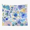 Country Style Abstract Floral Tapestry Spring Flower Tapestry Colorful Scenery Wall Hanging for House Bedroom Living Room Decor