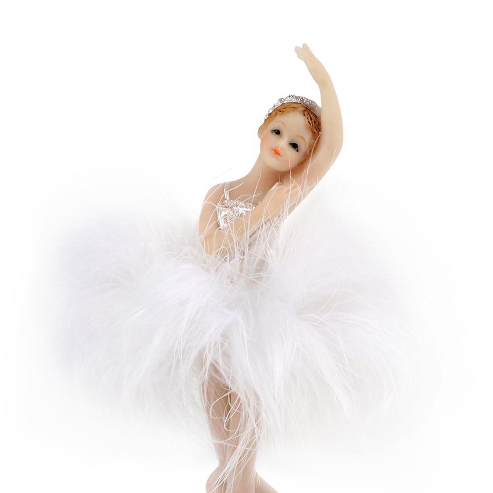 Vivid Ballet Dancer Figurine Resin Dancer Sculpture Decoration Dancing Girl Statue Bookshelf Decor