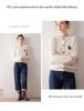 2025 A/W 100% Pure Cashmere Cable Knit Embroidered Cardigan