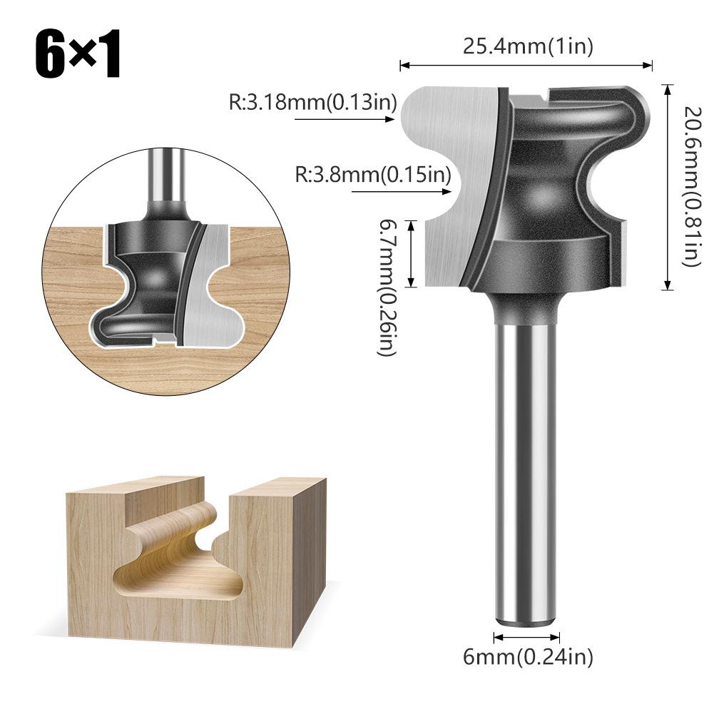 6 handles 12 handles two-arc nail clippers, drawer cabinet door drawer knife, cabinet door handle knife slotting knife hidden handle