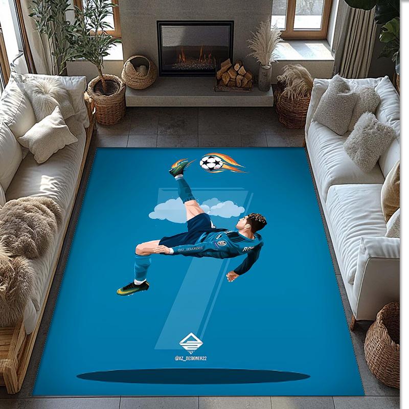 Fluminense fc Printed Flannel Area Rug Non Slip Soft Polyester Floor Carpet Indoor Decor Mat for Bedroom Living Room Sofa