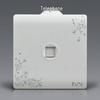 Decorative Wall Socket & Switch Module - Five-Hole Household Power Panel